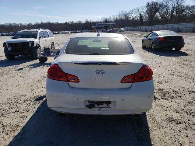 JN1CV6ARXCM675787 - 2012 INFINITI G37 WHITE photo 6