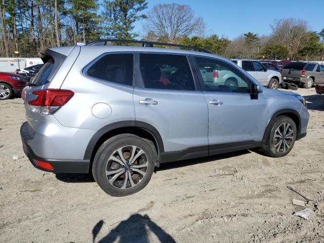 JF2SKASC4KH522538 - 2019 SUBARU FORESTER LIMITED SILVER photo 3