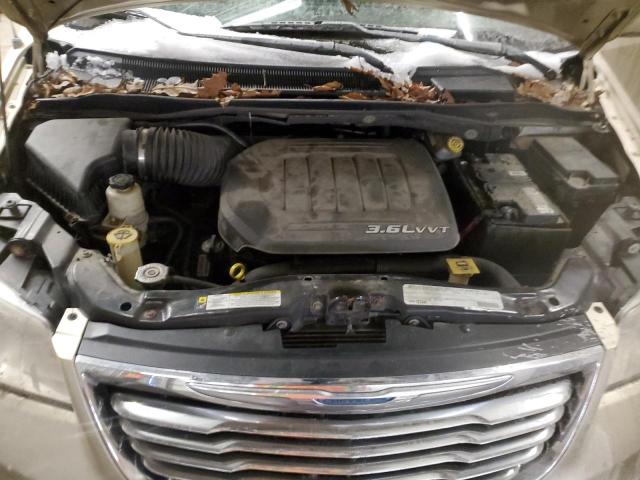 2A4RR5DG1BR771507 - 2011 CHRYSLER TOWN & COU TOURING ოქროსფერი ფოტო 12