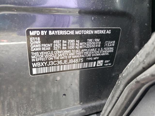 WBXYJ3C36JEJ84875 - 2018 BMW X2 SDRIVE28I Մոխրագույն լուսանկար 13