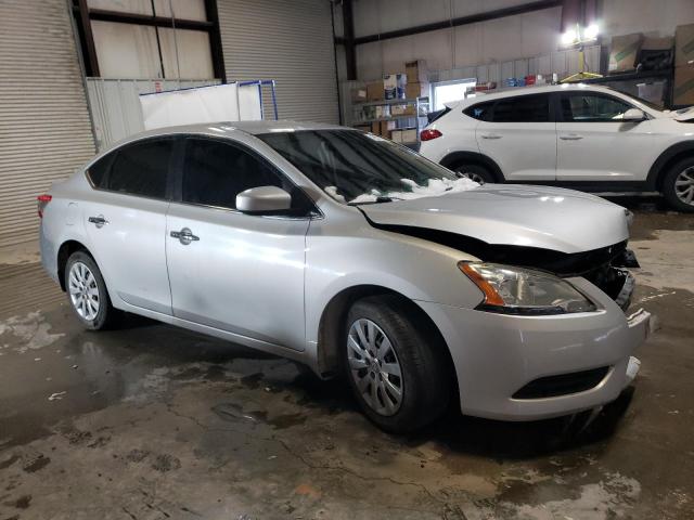 3N1AB7AP2EL667409 - 2014 NISSAN SENTRA S SILVER photo 4