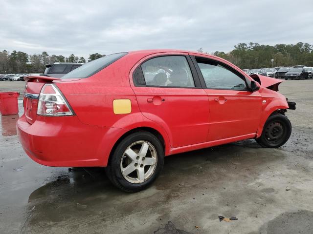 KL1TD56617B188785 - 2007 CHEVROLET AVEO BASE Qırmızı foto 3