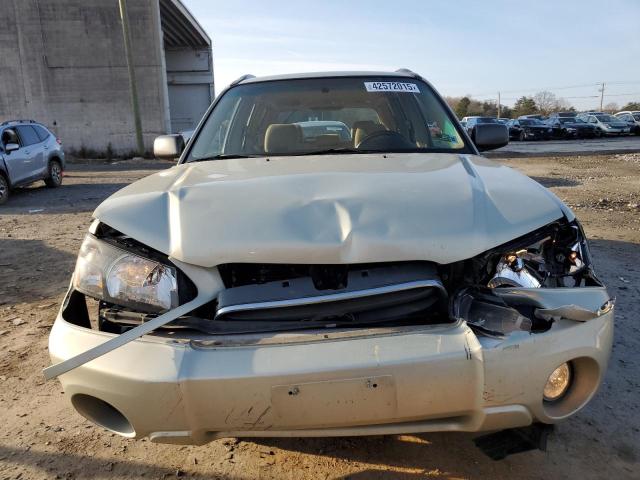 JF1SG656X5H737418 - 2005 SUBARU FORESTER 2.5XS Argent photo 5