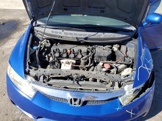 2HGFA16859H507948 - 2009 HONDA CIVIC EX BLUE photo 11