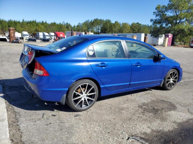 2HGFA16859H507948 - 2009 HONDA CIVIC EX BLUE photo 3