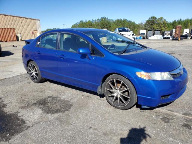 2HGFA16859H507948 - 2009 HONDA CIVIC EX BLUE photo 4