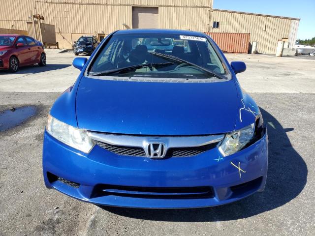 2HGFA16859H507948 - 2009 HONDA CIVIC EX BLUE photo 5