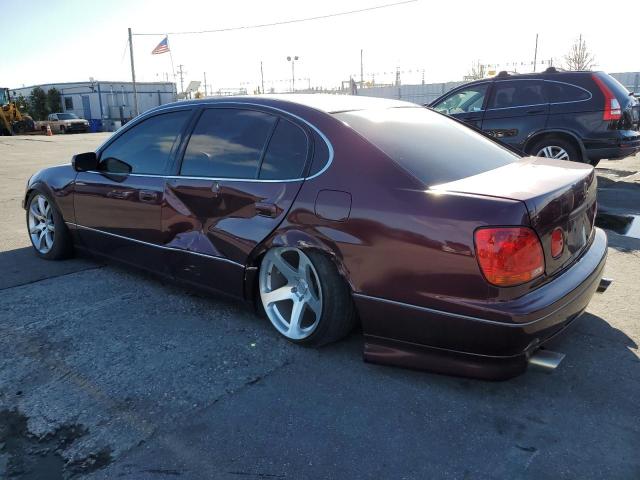 JT8BL69SX10006699 - 2001 LEXUS GS430 430 MAROON photo 2