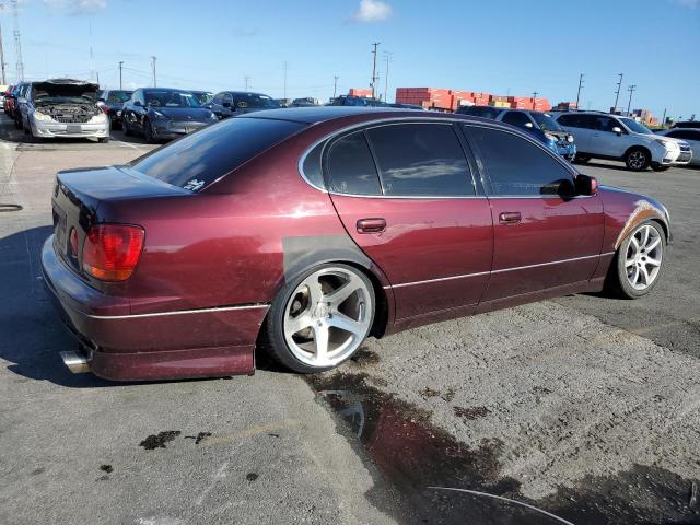 JT8BL69SX10006699 - 2001 LEXUS GS430 430 MAROON photo 3