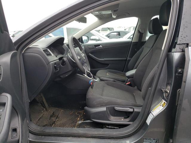 3VW2K7AJXEM242248 - 2014 VOLKSWAGEN JETTA BASE GRAY photo 7