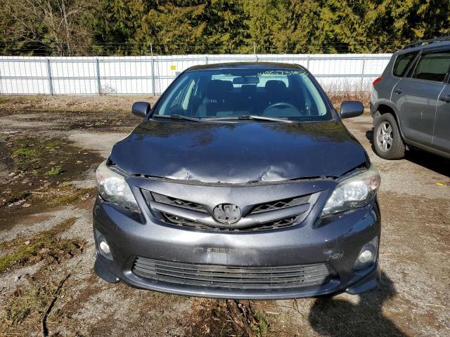 2T1BU4EE6DC994979 - 2013 TOYOTA COROLLA BASE GRAY photo 5