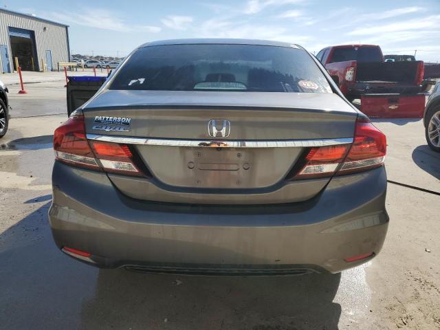 2HGFB2F55EH528124 - 2014 HONDA CIVIC LX BROWN photo 6