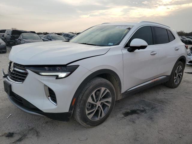 LRBFZNR49MD104907 - 2021 BUICK ENVISION ESSENCE WHITE photo 1