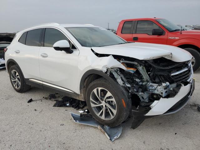 LRBFZNR49MD104907 - 2021 BUICK ENVISION ESSENCE WHITE photo 4