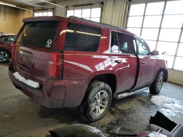 1GNSKBKC7LR253247 - 2020 CHEVROLET TAHOE K1500 LT BURGUNDY photo 3