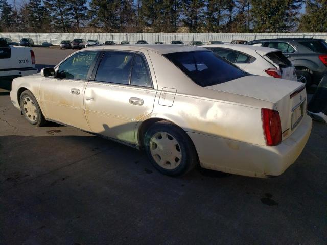 1G6KD54Y62U263425 - 2002 CADILLAC DEVILLE WHITE photo 2