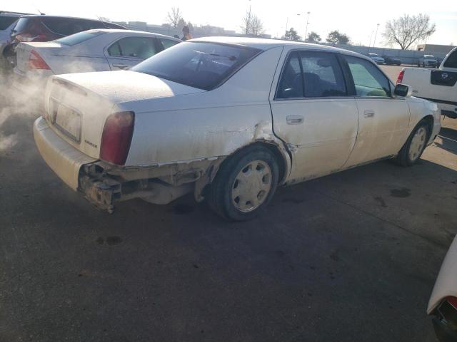 1G6KD54Y62U263425 - 2002 CADILLAC DEVILLE WHITE photo 3