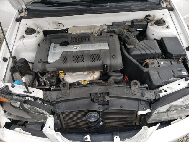 KMHDN46D45U007839 - 2005 HYUNDAI ELANTRA GLS WHITE photo 11