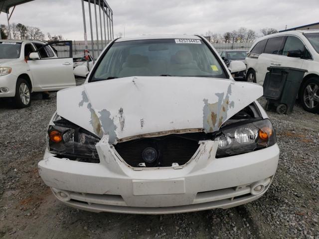 KMHDN46D45U007839 - 2005 HYUNDAI ELANTRA GLS WHITE photo 5