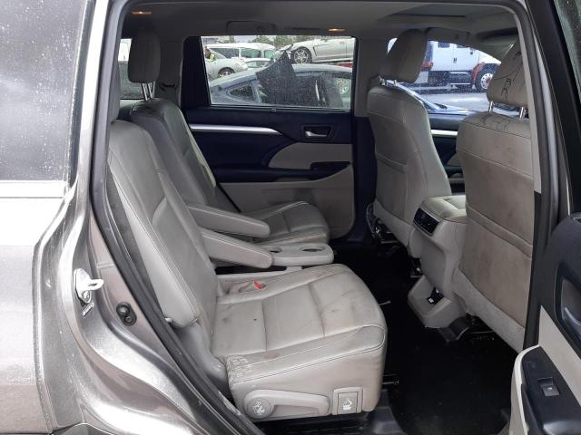 5TDKKRFH8ES037385 - 2014 TOYOTA HIGHLANDER XLE GRAY photo 11