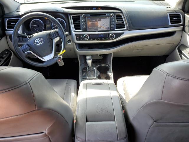 5TDKKRFH8ES037385 - 2014 TOYOTA HIGHLANDER XLE GRAY photo 8