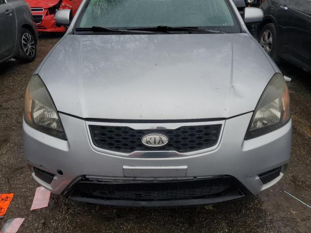 KNADH4A3XA6613345 - 2010 KIA RIO LX SILVER photo 11