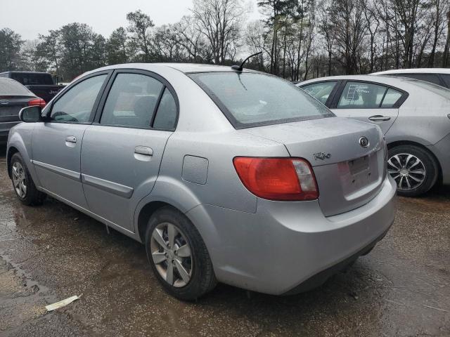 KNADH4A3XA6613345 - 2010 KIA RIO LX SILVER photo 2