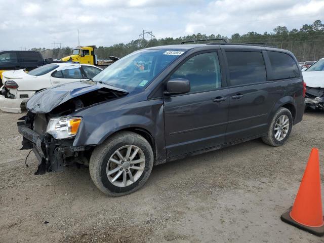 2C4RDGCG4GR373670 - 2016 DODGE GRAND CARA SXT GRAY photo 1