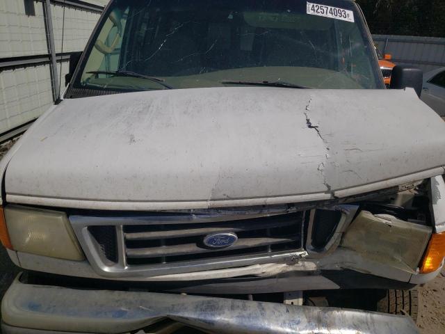 1FBSS31L47DA46676 - 2007 FORD ECONOLINE E350 SUPER DUTY WAGON WHITE photo 11