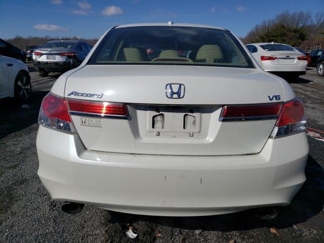 1HGCP3F81CA035847 - 2012 HONDA ACCORD EXL WHITE photo 6