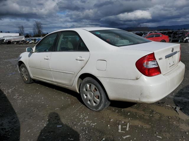 JTDBE32KX40273317 - 2004 TOYOTA CAMRY LE WHITE photo 2