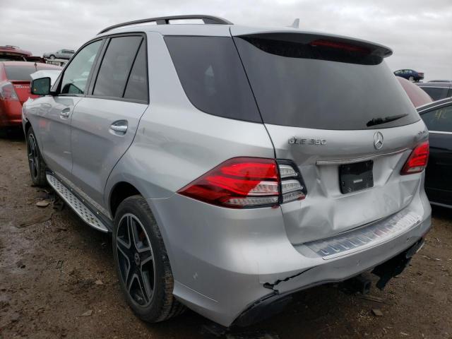 4JGDA5HB7JB168642 - 2018 MERCEDES-BENZ GLE 350 4MATIC SILVER photo 2