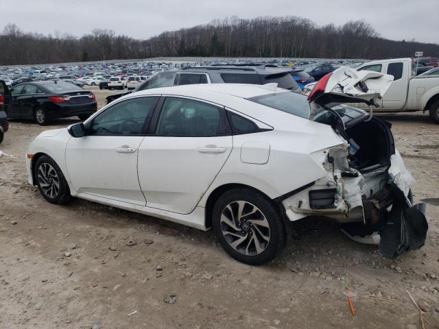 19XFC2F74HE231231 - 2017 HONDA CIVIC EX WHITE photo 2