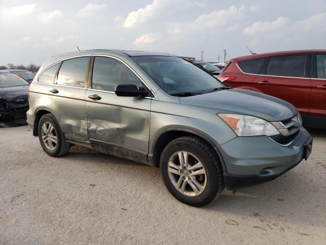 5J6RE3H56AL039664 - 2010 HONDA CR-V EX GREEN photo 4