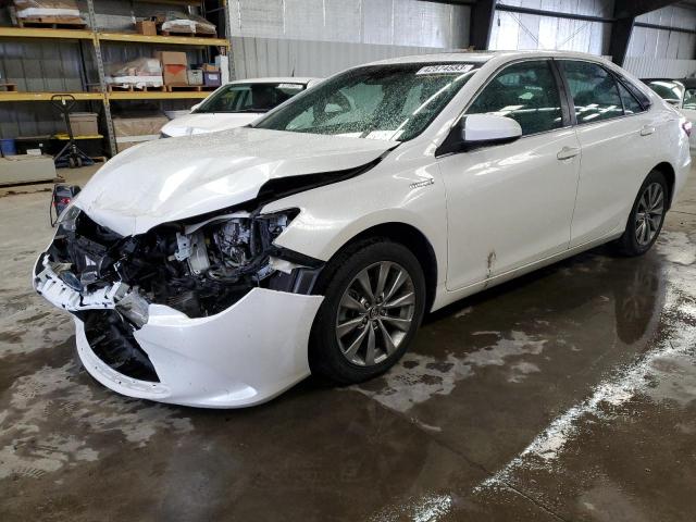 4T1BD1FK6FU143365 - 2015 TOYOTA CAMRY HYBRID WHITE photo 1