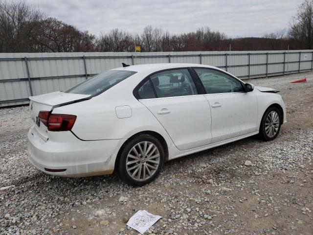 3VWL17AJ6GM323483 - 2016 VOLKSWAGEN JETTA SEL WHITE photo 3