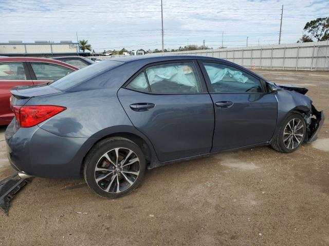 2T1BURHE9HC908661 - 2017 TOYOTA COROLLA L GRAY photo 3