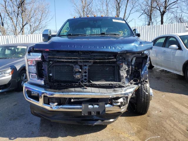 1FT8W3DT7HEE11966 - 2017 FORD F350 SUPER DUTY BLUE photo 5
