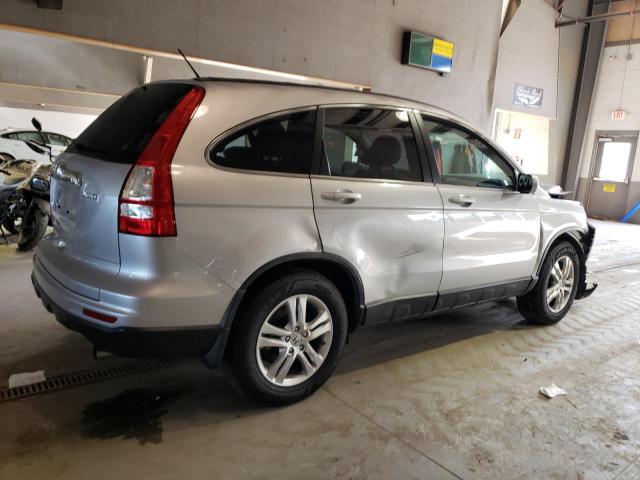 5J6RE4H72AL047221 - 2010 HONDA CR-V EXL SILVER photo 3