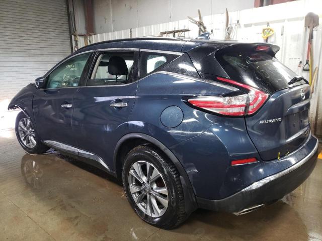 5N1AZ2MGXJN106744 - 2018 NISSAN MURANO S BLUE photo 2