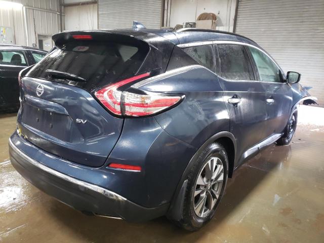 5N1AZ2MGXJN106744 - 2018 NISSAN MURANO S BLUE photo 3