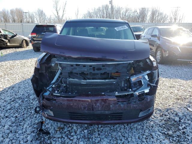 2FMHK6C86JBA15843 - 2018 FORD FLEX SEL BURGUNDY photo 5