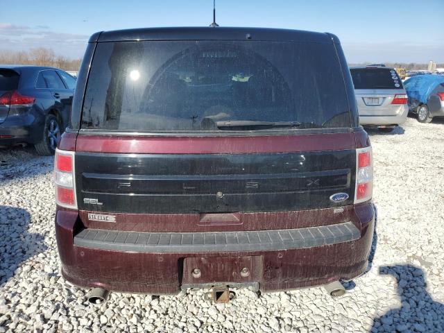 2FMHK6C86JBA15843 - 2018 FORD FLEX SEL BURGUNDY photo 6