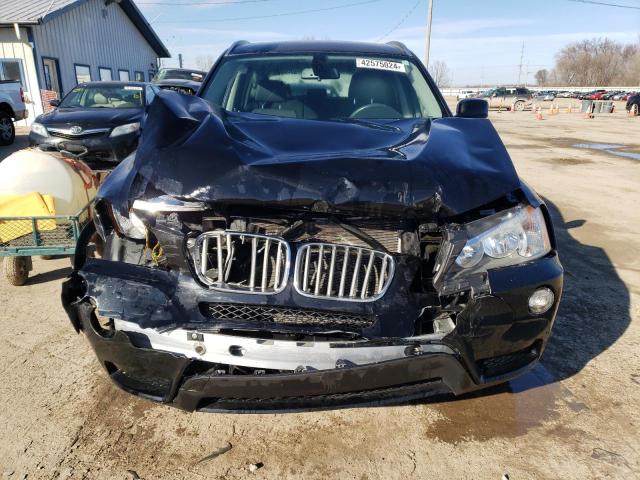 5UXWX5C50BL707786 - 2011 BMW X3 XDRIVE28I BLACK photo 5