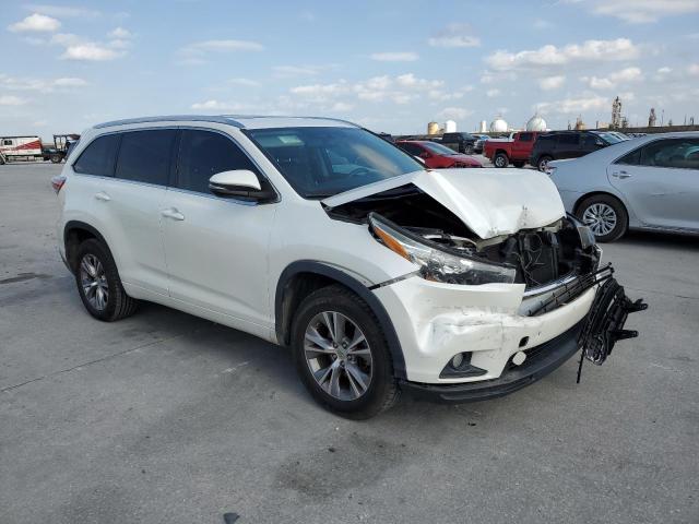 5TDKKRFH7FS054681 - 2015 TOYOTA HIGHLANDER XLE WHITE photo 4