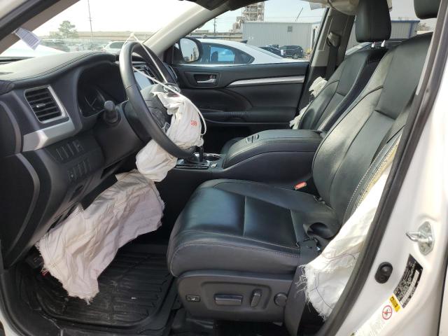 5TDKKRFH7FS054681 - 2015 TOYOTA HIGHLANDER XLE WHITE photo 7