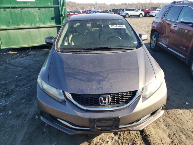 19XFB2F52EE064638 - 2014 HONDA CIVIC LX GRAY photo 5