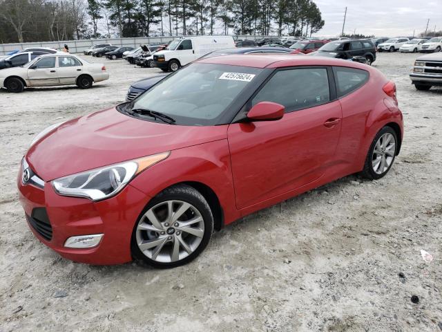 KMHTC6AD2HU317500 - 2017 HYUNDAI VELOSTER RED photo 1