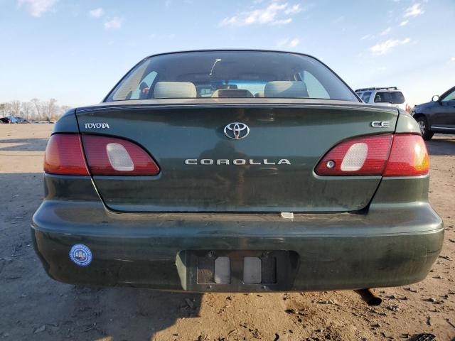 2T1BR12E2YC365214 - 2000 TOYOTA COROLLA VE GREEN photo 6