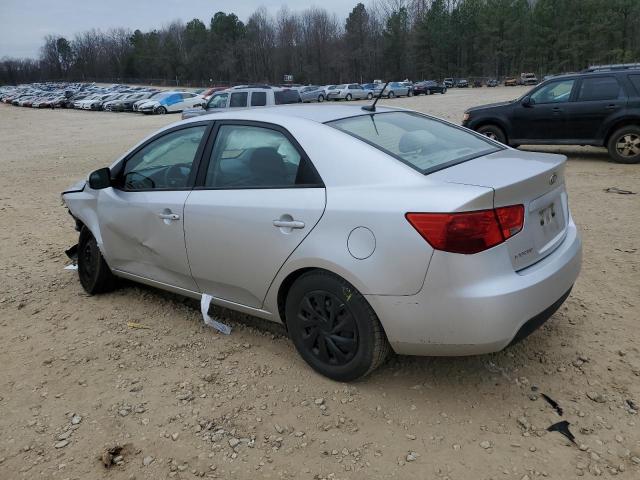 KNAFU4A20C5593997 - 2012 KIA FORTE EX SILVER photo 2